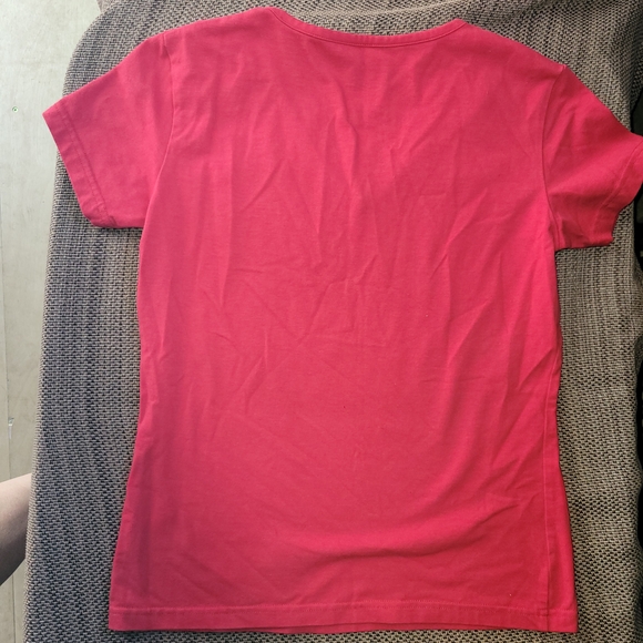 Classic Red V-Neck Tee - Picture 2 of 4